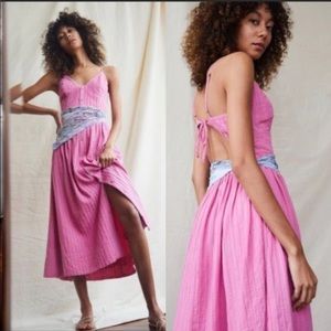Free People Bon Bon Midi Dress